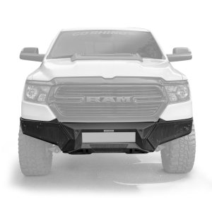 Ram 1500 Bumper - Front - Go Rhino - Element with Fixed Light Bar Mount - Textured Black - `19-`24 Ram 1500 Bumper - Front - Go Rhino - Element with Fixed Light Bar Mount - Textured Black - `19-`24
